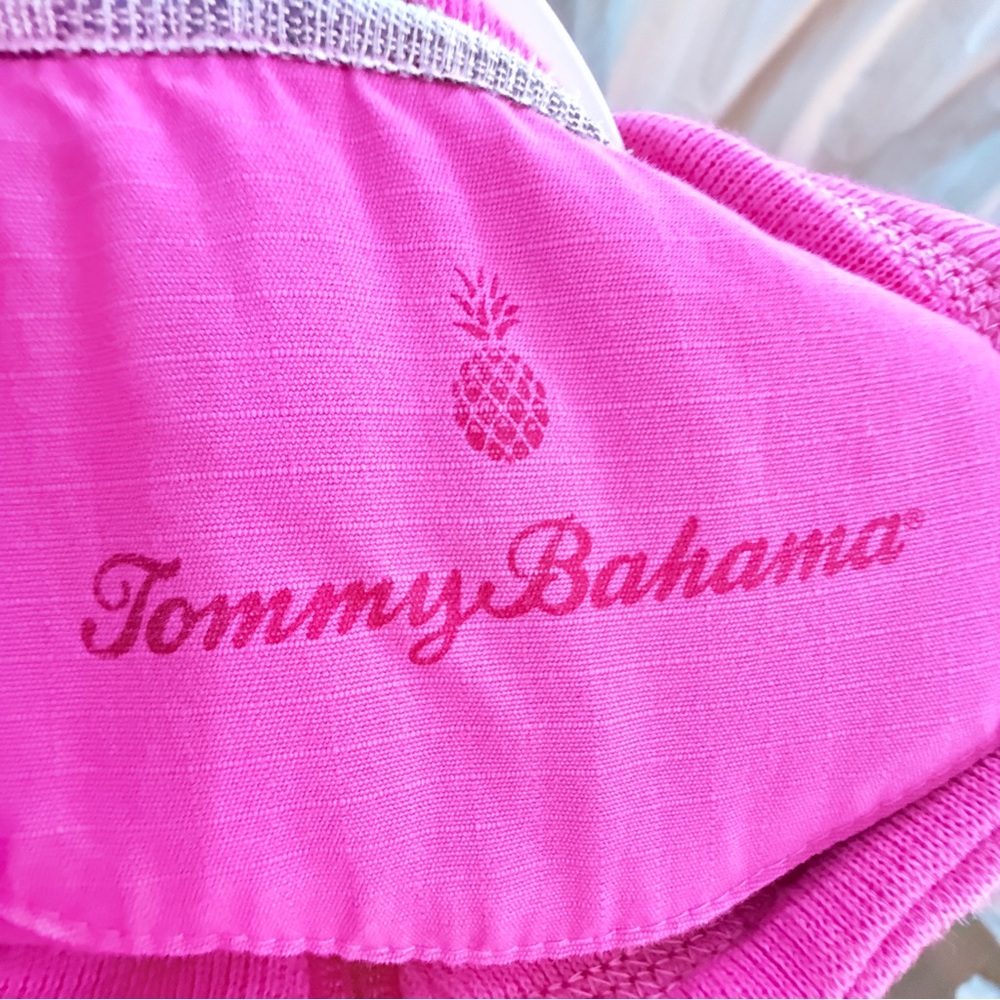 Tommy Bahama Pink Half-Zip Tunic Dress – Luxe Comfort, Island Vibes (XS/S) - Picture 13 of 16